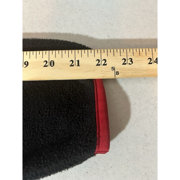 Bob Mackie Wearable Art Full Zip Jacket Womens M Embroidered Red Black Fleece - Picture 8 of 9